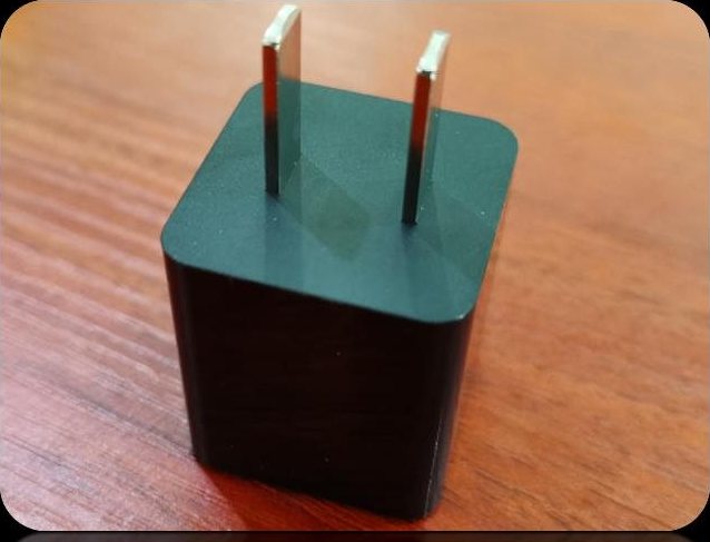 Compact Charger Housing with Fixed US Pins