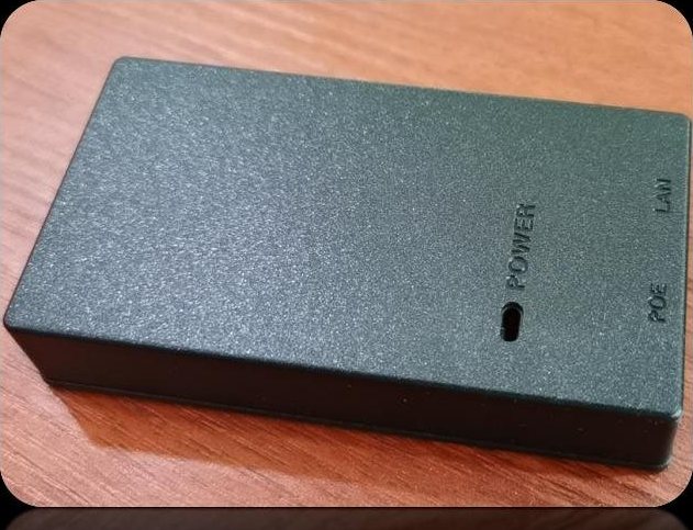 Desktop Adapter Enclosure with Molded Port Labels