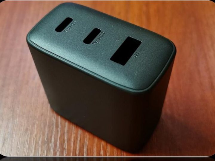 Black Dual-Port PD Charger Housing